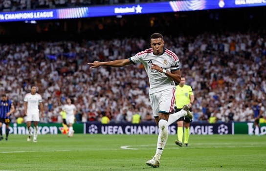  Mbappe tỏa sáng mang về 3 điểm cho Real. Ảnh: Sara Gordon/Real Madrid via Getty Images
