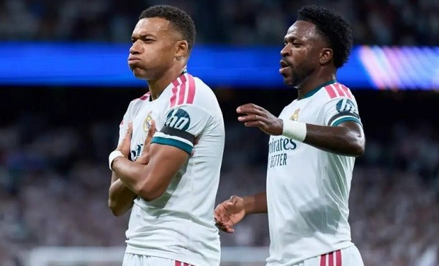 Kylian Mbappe vẫn là đầu tàu của Real Madrid. Ảnh: Mateo Villalba via Getty Images.