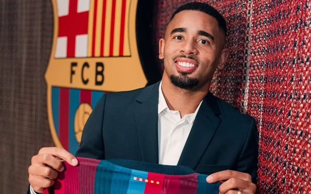 Jesus đã rời Arsenal để gia nhập Barca mùa hè này. Ảnh: FC Barcelona