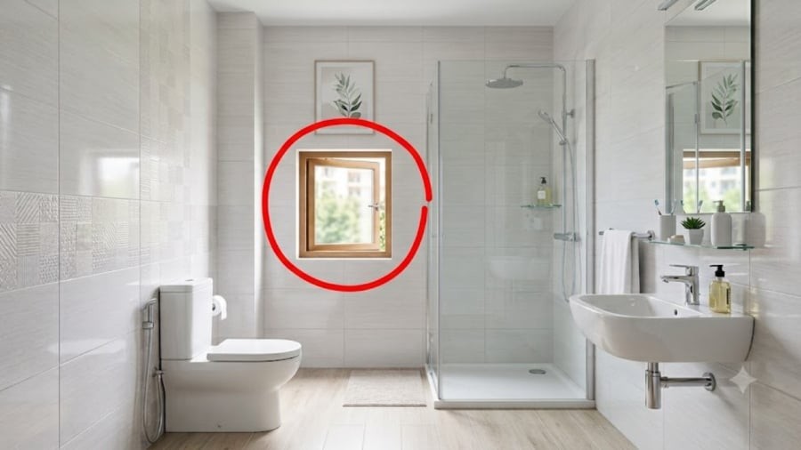Có nên làm cửa sổ trong nhà vệ sinh?