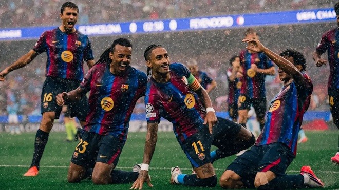 Barcelona đang có phong độ không thể ngăn cản. Ảnh: Barcelona.