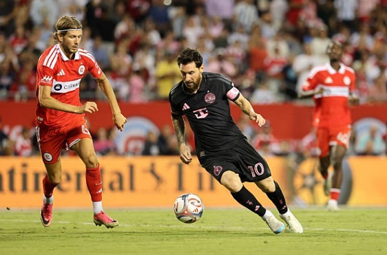 Messi chơi hay nhưng không đủ giúp đội nhà có 3 điểm. Ảnh: Michael Reaves/MLS via Getty Images.