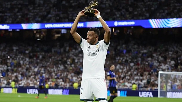 Mbappe là vua phá lưới Champions League mùa trước. (Ảnh: Katharine Sharpe/Getty Images)