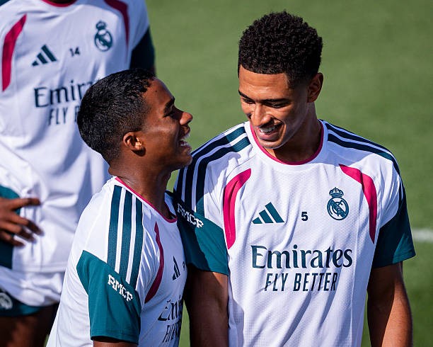 Endrick có thể hưởng niềm vui ở Real? Ảnh của Alberto Gardin/Eurasia Sport Images/Getty Images.