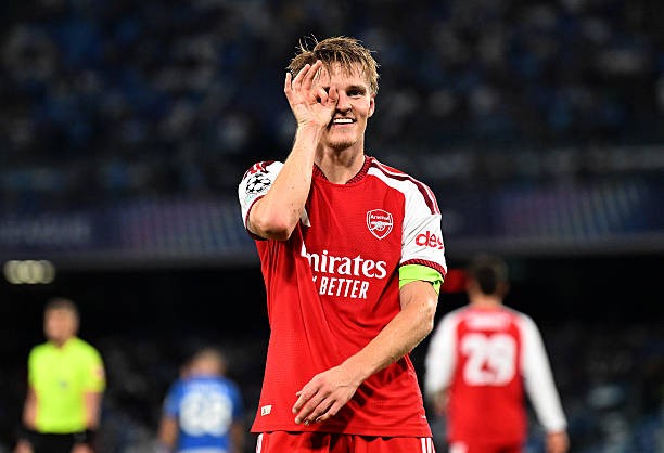 Bên cạnh Odegaard, còn một số cá nhân đã chơi đặc biệt xuất sắc trước Napoli. Ảnh: Stuart MacFarlane/Arsenal FC via Getty Images.