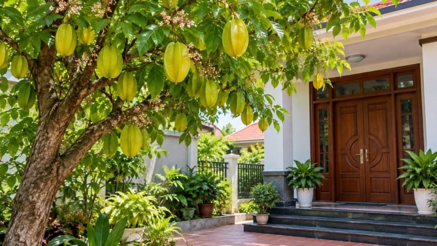 Trồng cây khế trước nhà cần chú ý