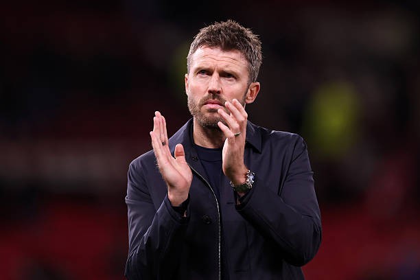 Michael Carrick hài lòng với chiến thắng của Manchester United. Ảnh: Carl Recine/Getty Images