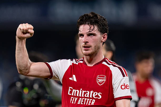 Declan Rice vẫn ám ảnh trận thua PSG. Ảnh: Giuseppe Maffia/Getty Images