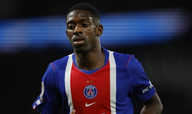 Dembele là trụ cột hàng công PSG. Ảnh: EPA/YOAN VALAT.