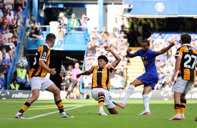Joao Pedro đã có màn trình diễn ấn tượng, giúp Chelsea giữ điểm. Ảnh: EPA.