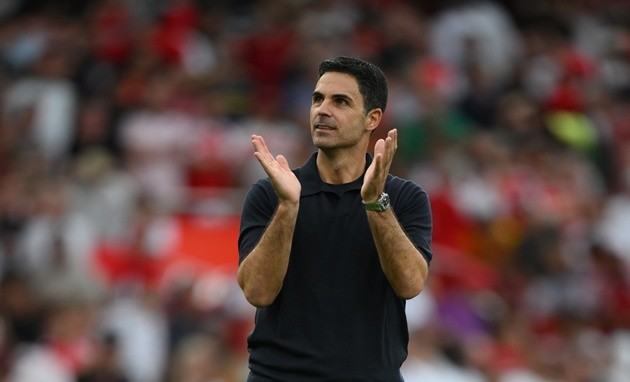 HLV Arteta đang có khởi đầu mùa giải hoàn hảo cùng Arsenal. Ảnh: Getty Images