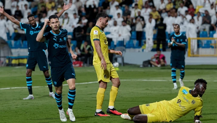 Martinelli lập hatrick bàn thắng. Ảnh: Tài khoản X của Al Hilal.