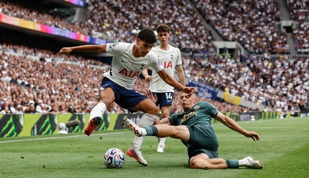 Spurs là 1 trong 4 CLB châu Âu chưa ghi bàn tại giải VĐQG. (Ảnh: EPA Images)