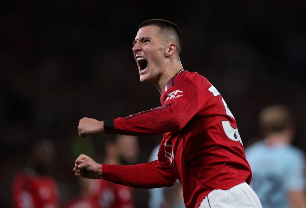 Benjamin Sesko được kỳ vọng sẽ tỏa sáng trước Man City. Ảnh: EPA/Adam Vaughan.