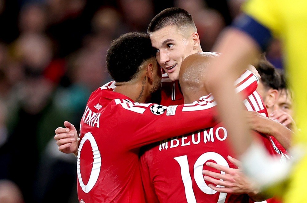 Benjamin Sesko vừa có màn trình diễn ấn tượng tại Champions League. Ảnh: EPA/Adam Vaughan.