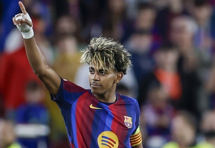 Yamal có phong độ cao ở Barca. Ảnh: EPA.