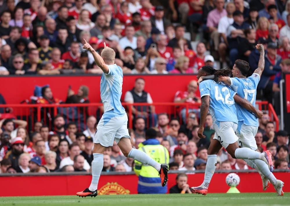 Haaland là điểm tựa lớn cho Man City hậu kỷ nguyên Pep Guardiola. Ảnh: EPA.