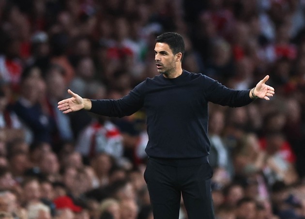 Mikel Arteta đang giúp Arsenal bay cao. Ảnh: EPA/NEIL HALL