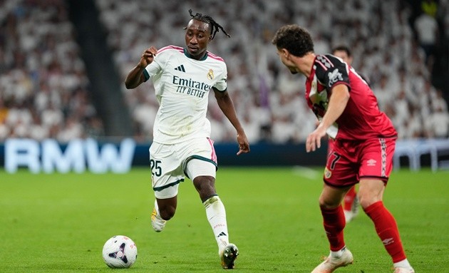 Diomande từng bước tìm chỗ đứng tại Real Madrid. (Ảnh: EPA Images)