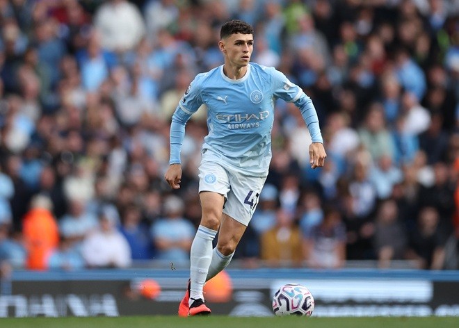 Phil Foden đang có chuỗi khô hạn bàn thắng kéo dài. Ảnh: EPA.