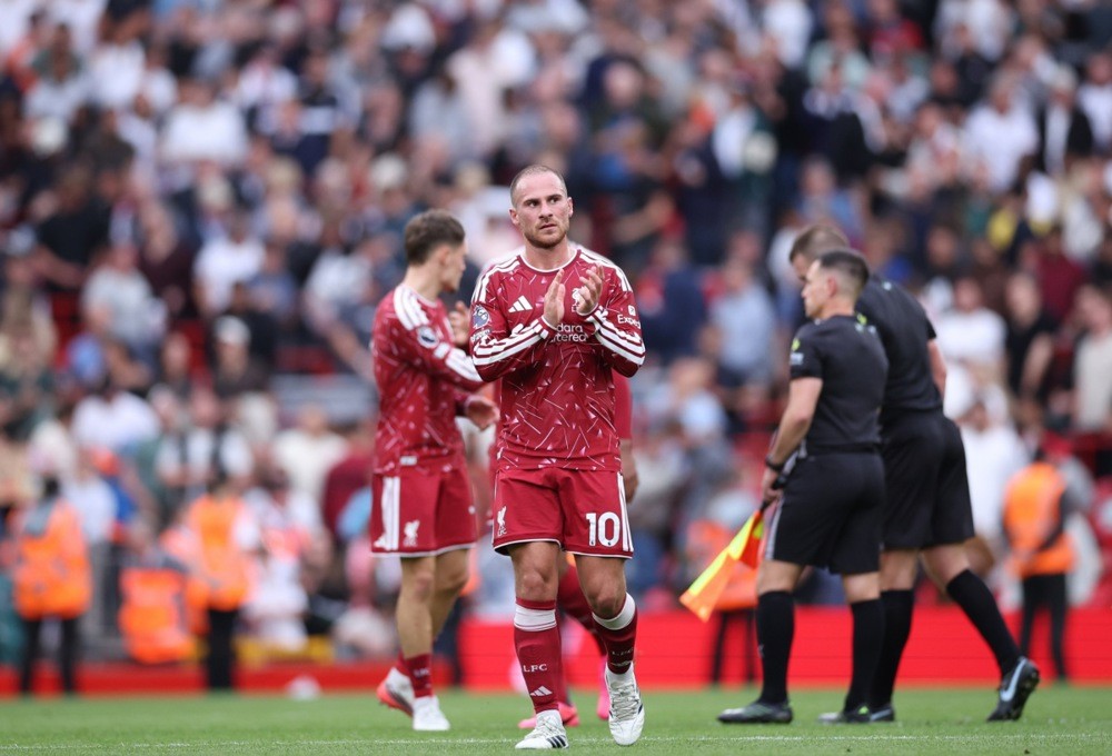 Liverpool có trận hòa bế tắc trước một Fulham toàn thua 3 trận trước đó tại Ngoại hạng Anh. Ảnh: EPA/Adam Vaughan.