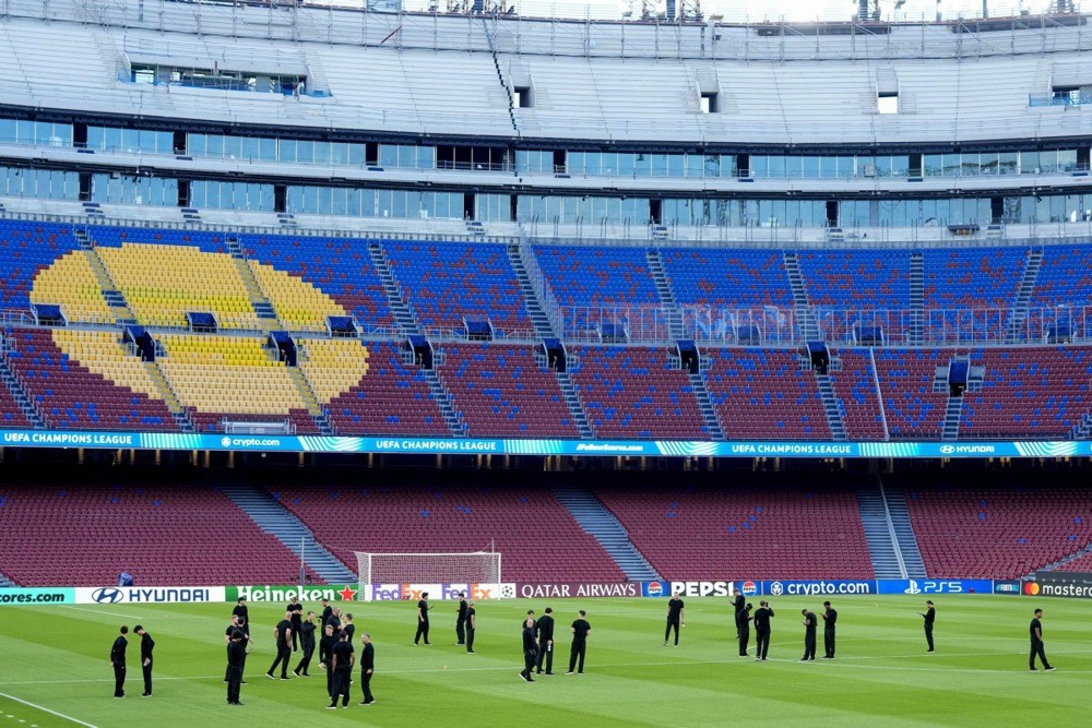Chung kết Champions League sẽ trở lại Camp Nou vào năm 2029. Ảnh: EPA/Enric Fontcuberta.