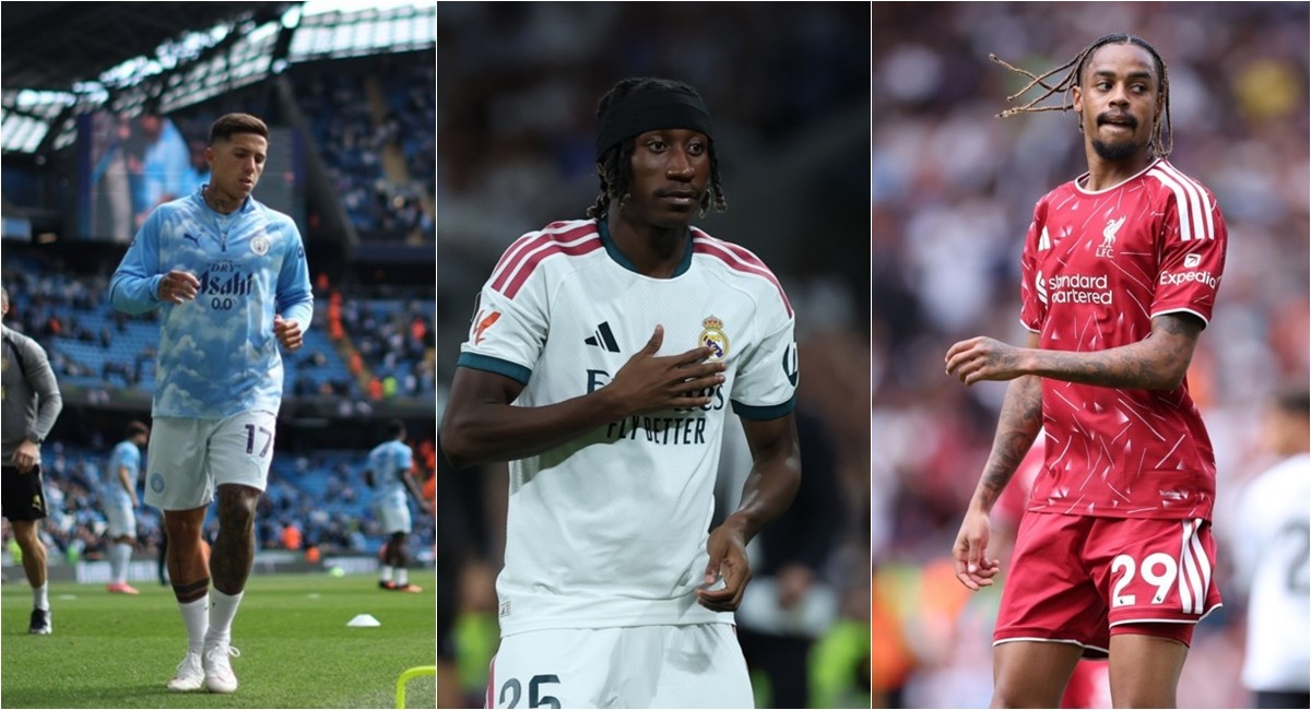 Enzo Fernandez, Yan Diomande và Bradley Barcola là những bản hợp đồng vượt mốc 100 triệu euro mùa hè vừa qua. Ảnh: EPA.