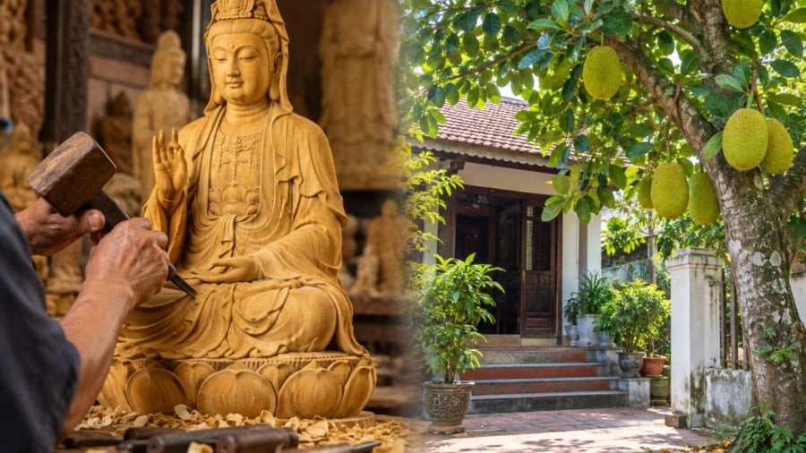 Vì sao gỗ mít được làm tượng thờ