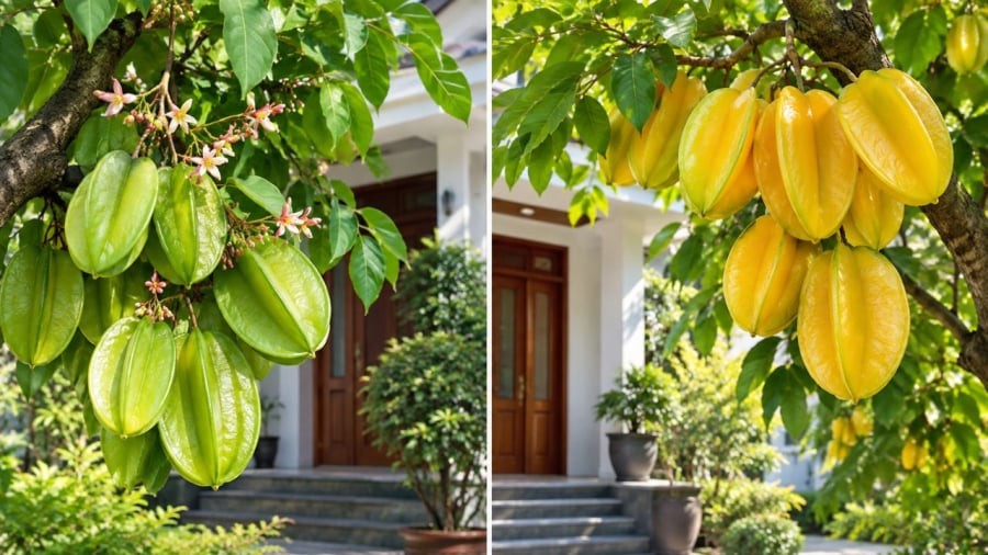 Cây khế trồng trước nhà nên chọn giống khế chua hay ngọt?