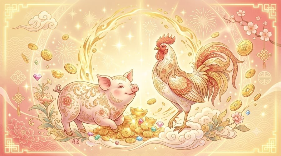 Tuổi Dậu và tuổi Hợi có vận tài lộc sáng hơn, dễ cải thiện thu nhập nhờ những cơ hội từ công việc.