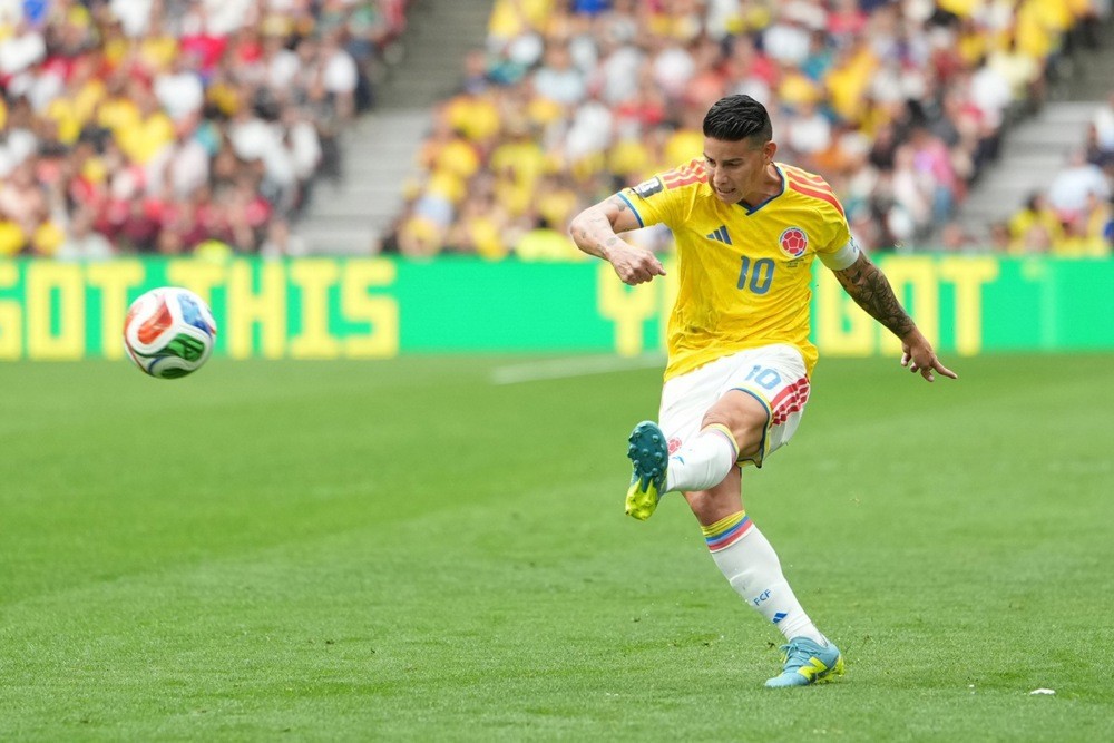  James Rodriguez thông báo giải nghệ ở ĐTQG. Ảnh: EPA.