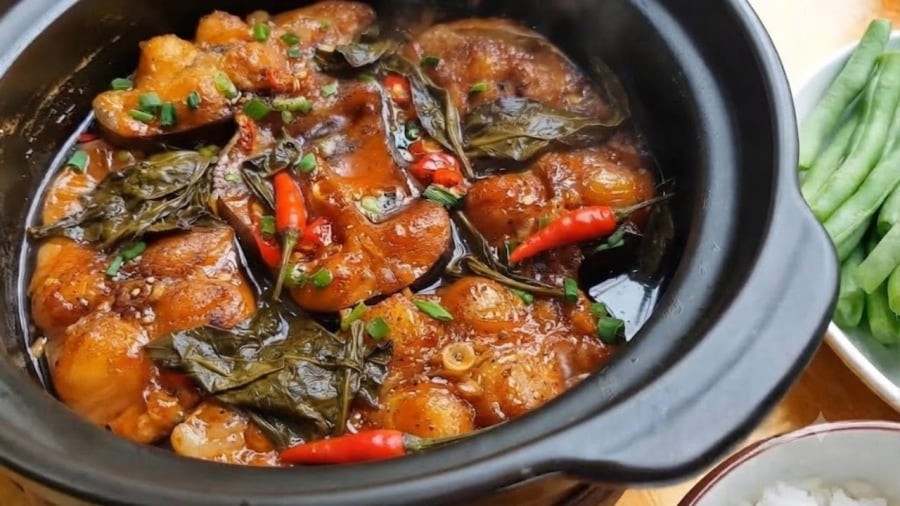 Nồi cá thành phẩm rất ngon