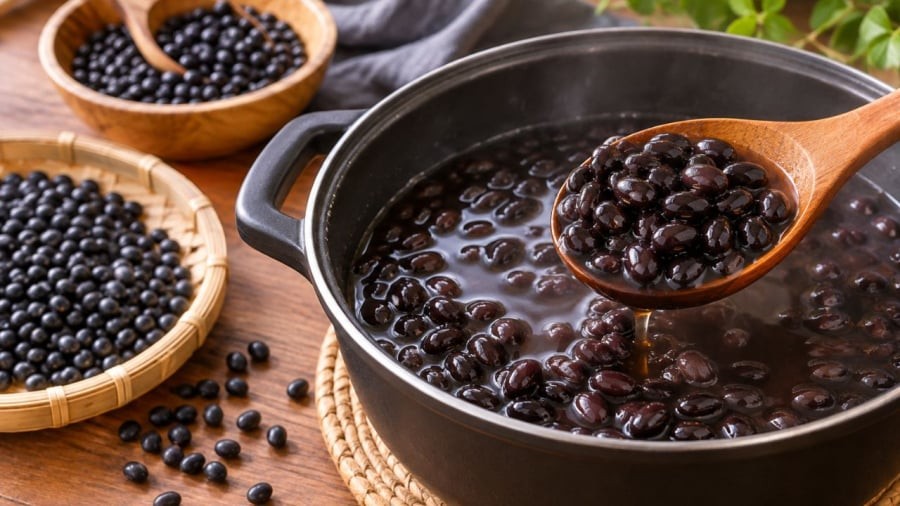 Muốn đậu đen nhanh nhừ mềm mà không nát hạt hãy chú ý các mẹo sau