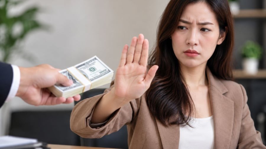 Người khôn ngoan sẽ không nhận tiền trong các trường hợp này