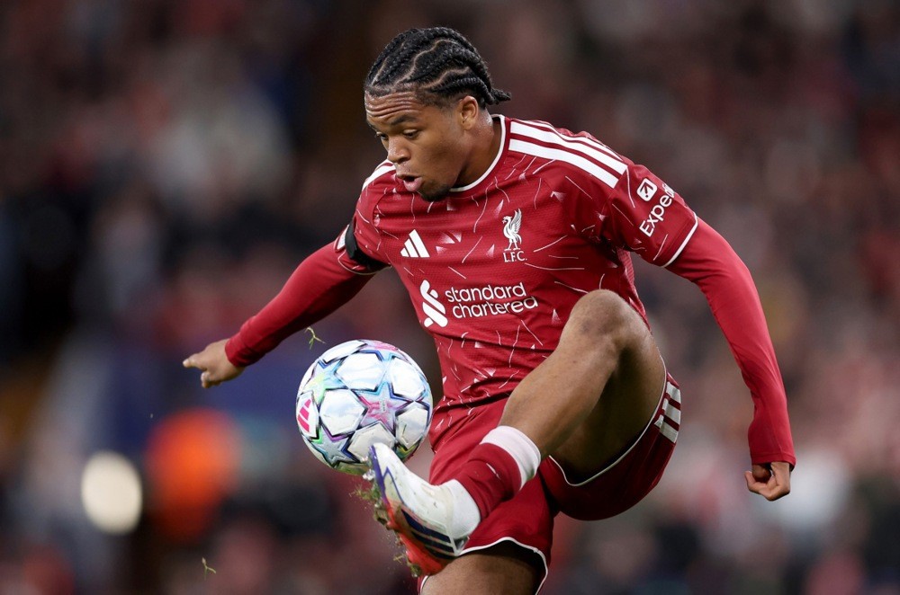 Liverpool không định bán Ngumoha. Ảnh: EPA.