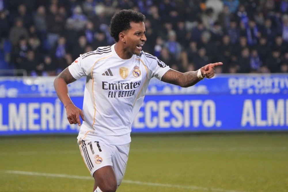 Rodrygo muốn trụ lại Real Madrid. Ảnh: EPA/Adrian Ruiz de Hierro.