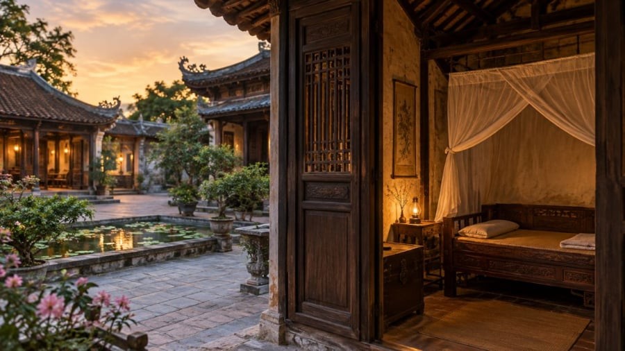 Người xưa thường làm phòng ngủ nhỏ