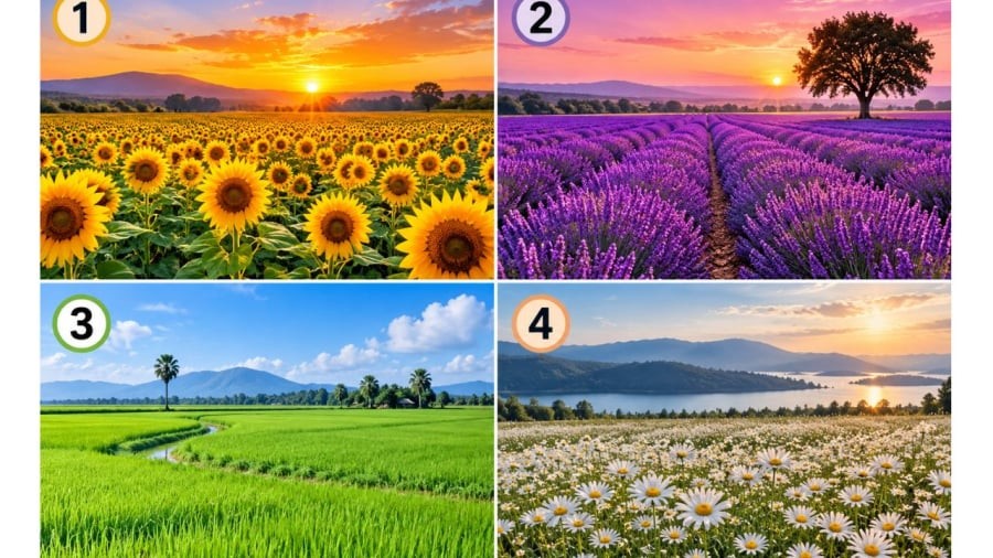 Bạn chọn cánh đồng nào?
