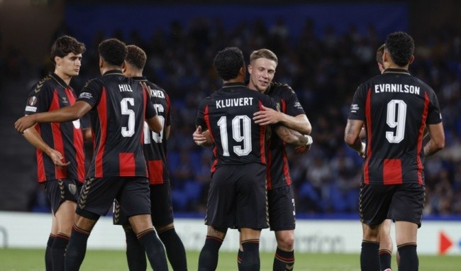 Bournemouth đánh bại Sociedad 2-1. Ảnh: EPA.