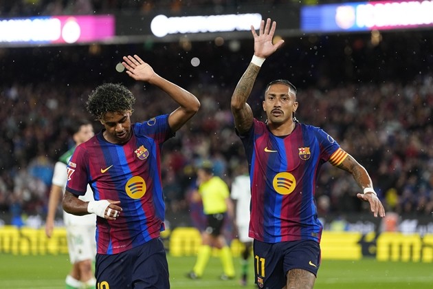 Barcelona đang có phong độ rất cao ở mùa giải năm nay. Ảnh: EPA