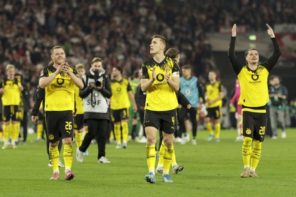 Dortmund đã giành chiến thắng trong lần gần nhất hai đội chạm trán. Ảnh: EPA IMAGES. 
