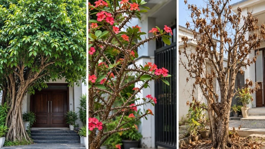 Ba cây trước nhà, gia đạo bất an