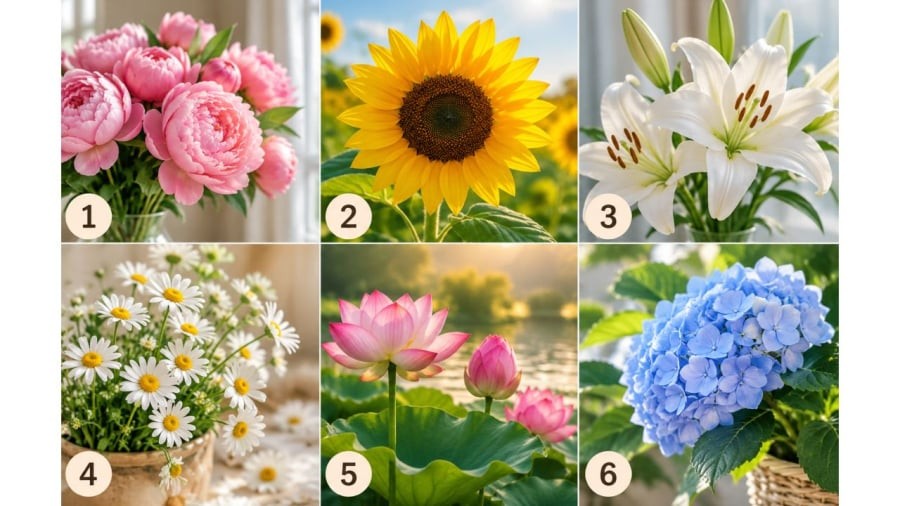 Bạn chọn bông hoa số mấy?