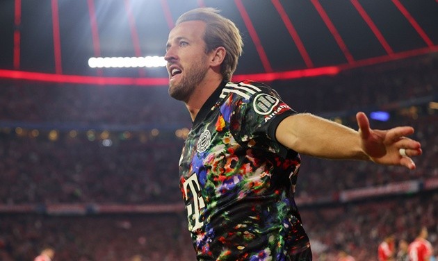 Kane cùng Bayern thắng tưng bừng trước Union Berlin. (Ảnh: EPA Images)
