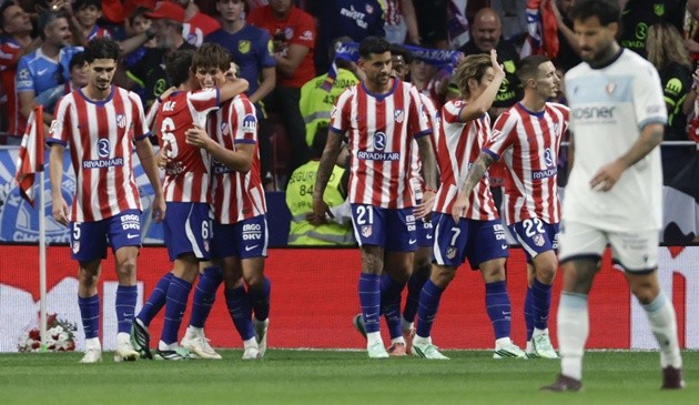 Atletico Madrid sẵn sàng tiếp đón gã hàng xóm. (Ảnh: EPA Images)
