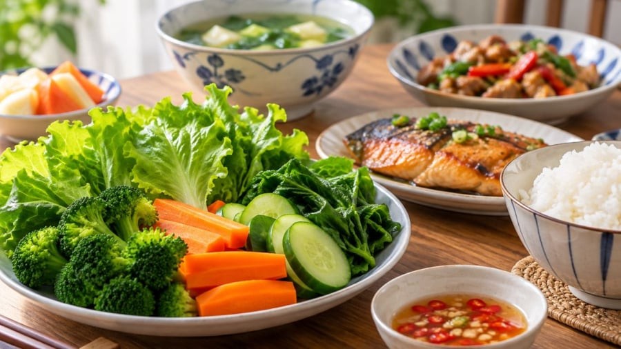 Vì sao nên ăn rau trước bữa ăn