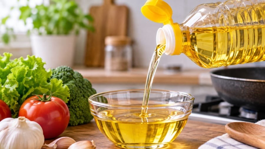 Dầu ăn đã mở nắp cần chú ý thời hạn