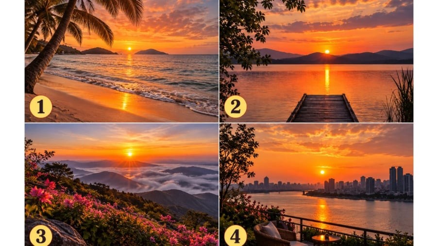 Bạn chọn ánh hoàng hôn nào?