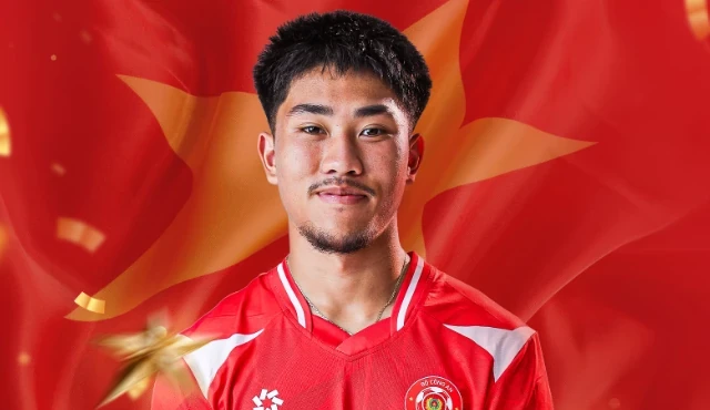 Đăng Khoa hào hứng khi được lên tuyển Việt Nam. Ảnh: Fanpage CLB CA TP.HCM.