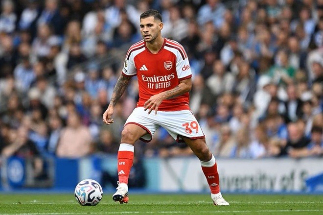  Guimaraes đã có màn trình diễn lạc nhịp. Ảnh: Arsenal.